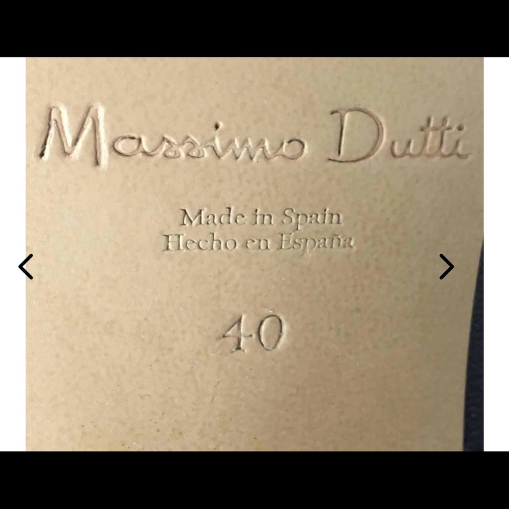 Massimo Dutti Block Heeled Bootie Size 40 - image 5